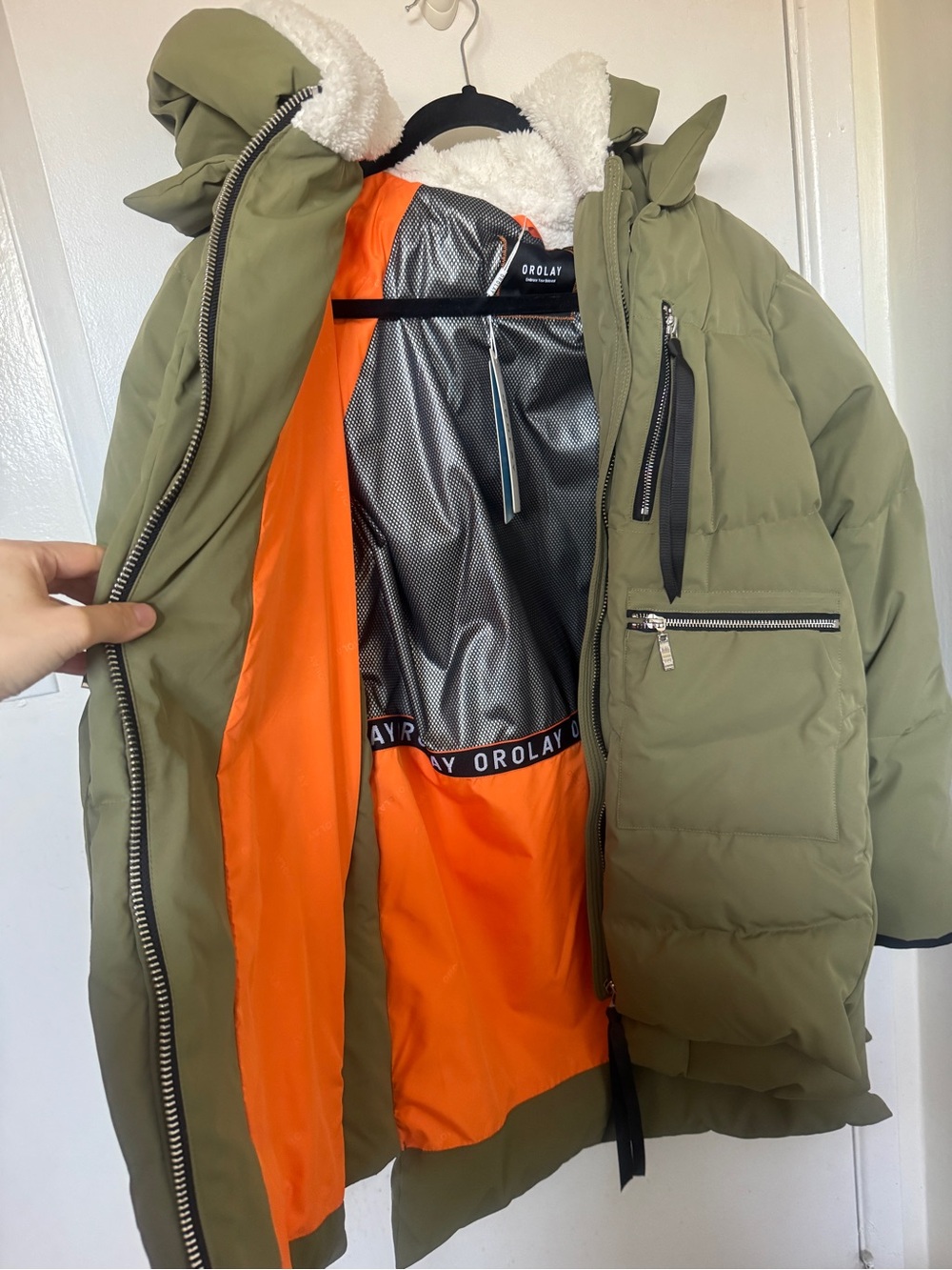 OROLAY 092 Universe Women's
Thickened Down Jacket GREEN NWOT. Size medium. - Picture 3 of 4